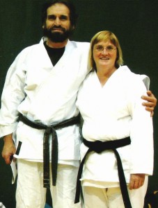 Carol Corbin with Sensei Drago